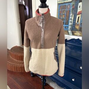 Marmot Wm’s Lariat   Taupe Fleece Jacket SIZE SMALL